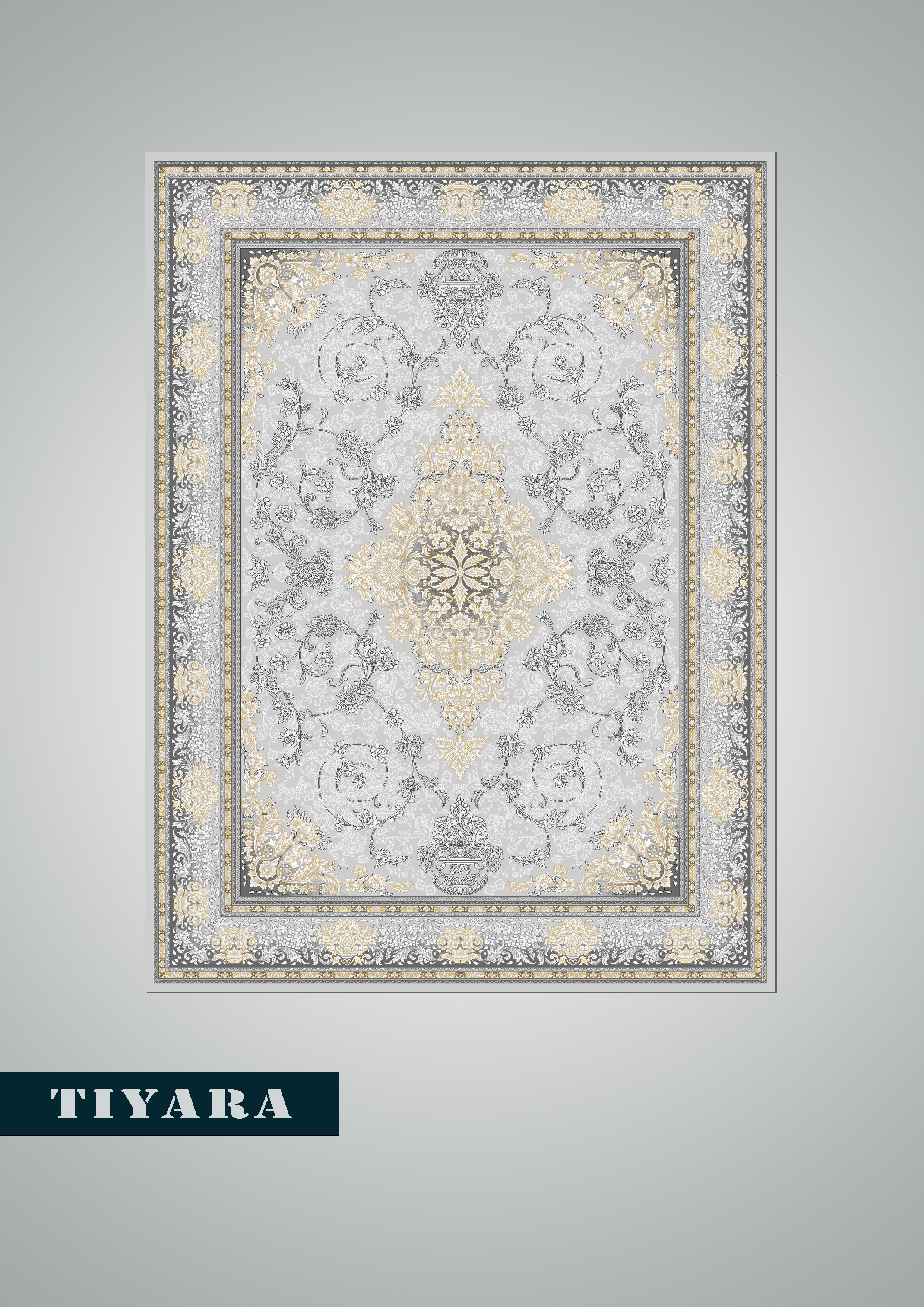 فرش 700 شانه طرح تیارا